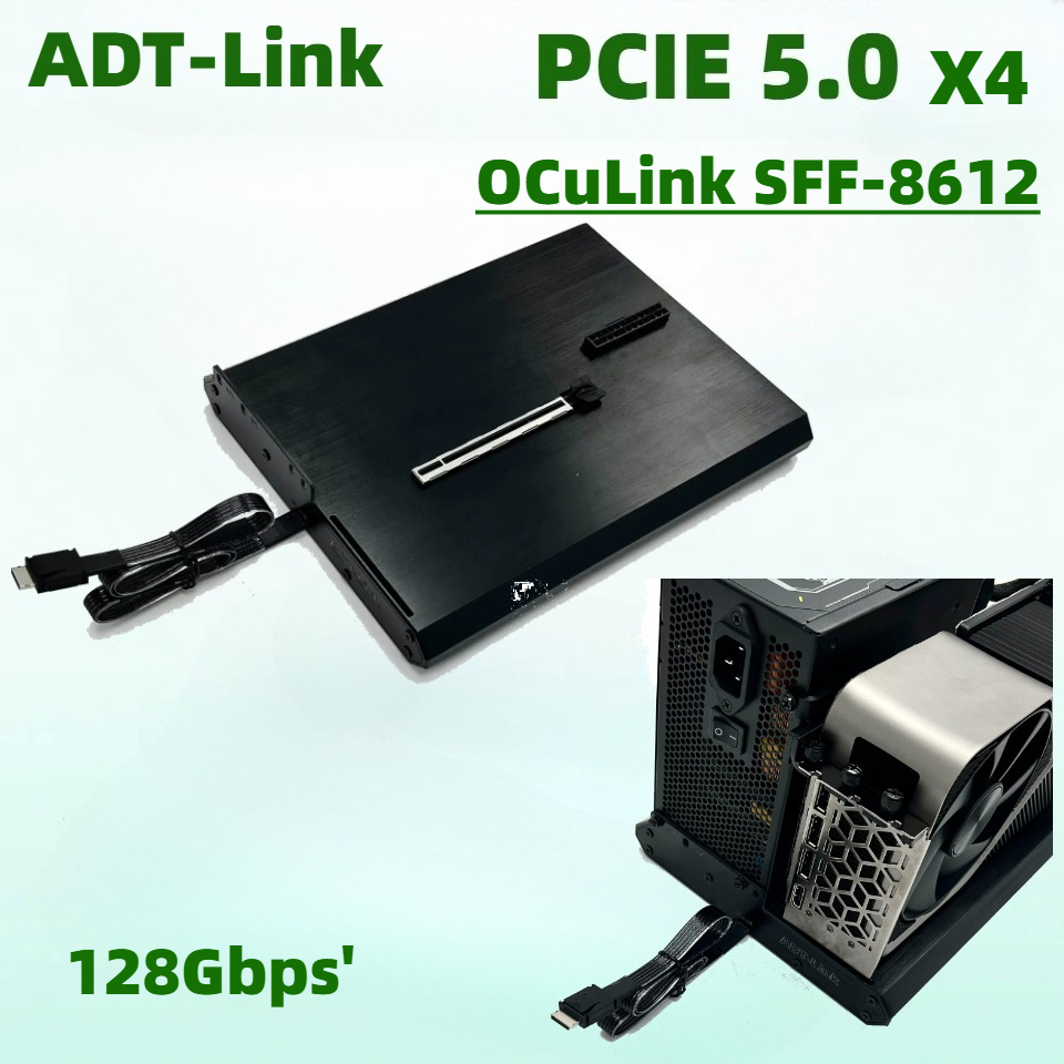 Pcie Riser Cable - Verbesserte K993H-BK10 OCuLink-Schnittstelle Externe Grafikkarten-Dockingstation Kabel