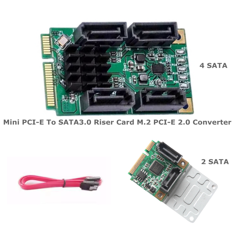 Pcie Riser Cable - Mini PCI-E zu SATA3.0 Riser Karte
