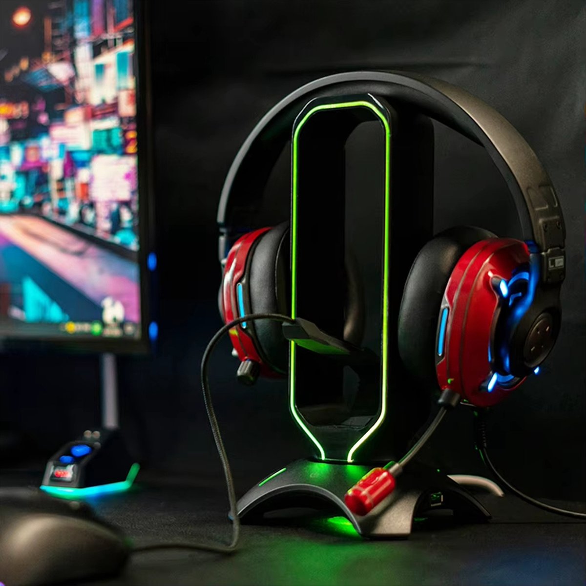 Stabil – RGB-Gaming-Kopfhörers – Mouse Bungee Holder Bewertung und Preis