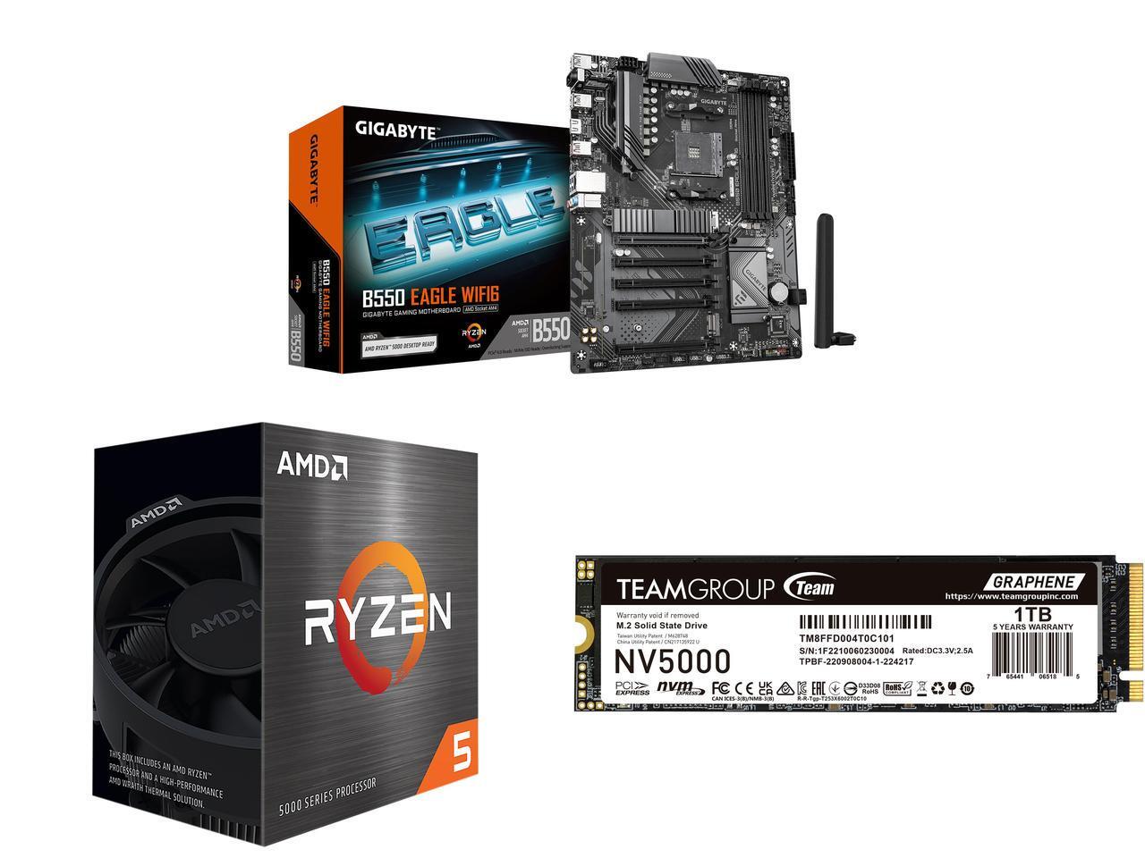GIGABYTE B550 EAGLE WIFI6 Moth – Pc Gaming Ryzen 5 Bewertung und Preis