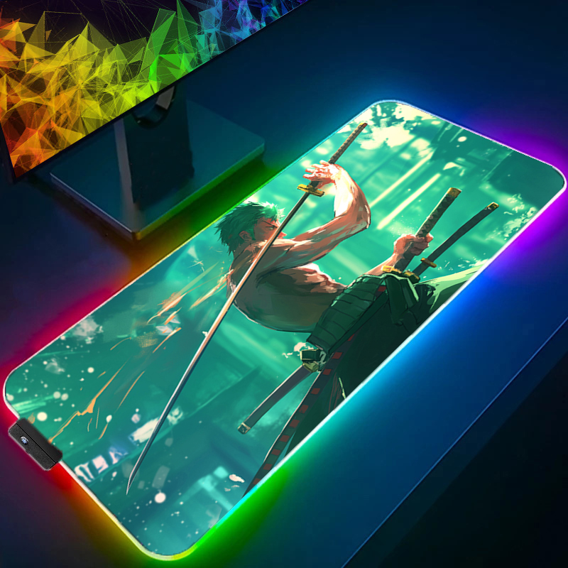 ONE PIECE Zoro Mauspad RGB Gam – Gaming Pc Equipment Bewertung und Preis
