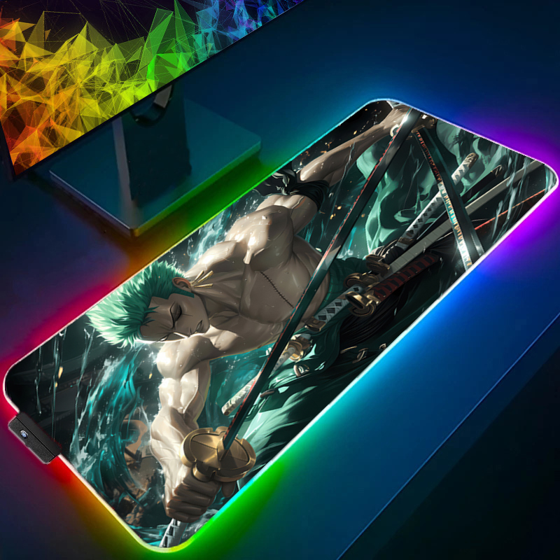 ONE PIECE Zoro Mauspad RGB Gam – Gaming Pc Equipment Bewertung und Preis