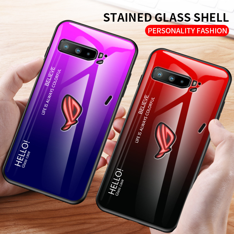 Gradient gehärtetes Glas Fall  – Pc Gaming Asus Rog Bewertung und Preis