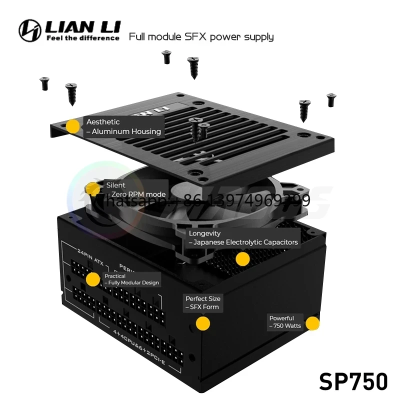 LIAN LI PSU 750W SFX-Netzteil  – Pc Gaming Lian Li Bewertung und Preis