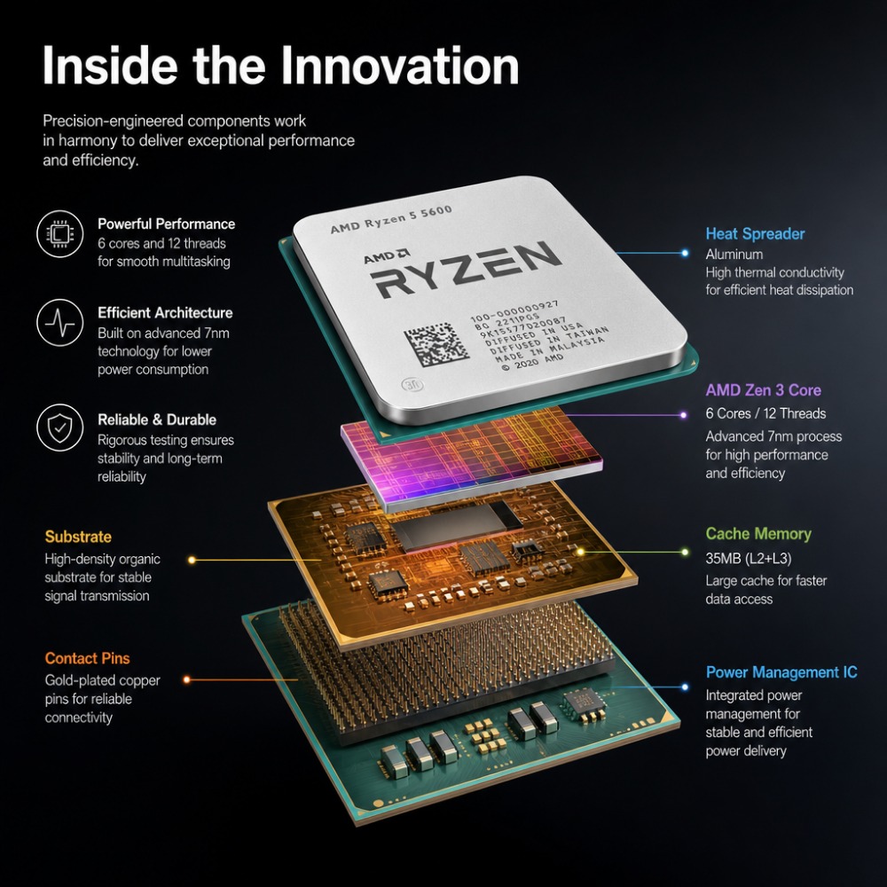Socket AM4 Gaming-Desktop-Chip – Pc Gaming Ryzen 5 Bewertung und Preis