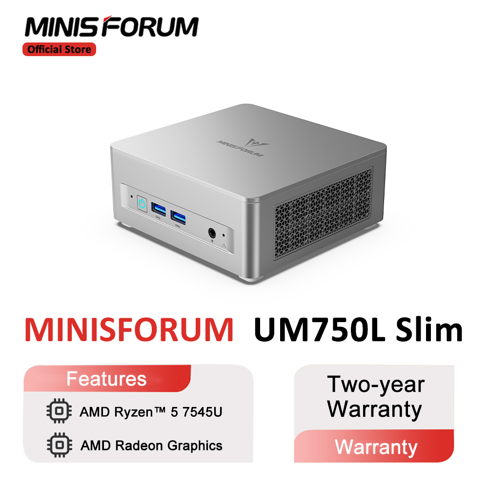 MINISFORUM Mini-PC UM750L Slim – Pc Gaming Ryzen 5 Bewertung und Preis