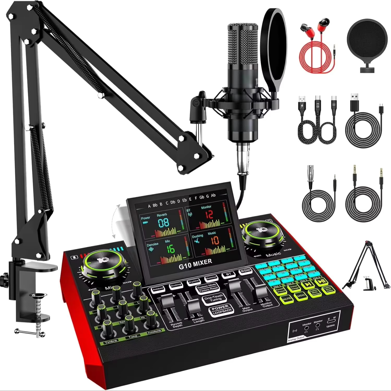 Tenlamp G10 Live-Streaming Aud – Gaming Pc Equipment Bewertung und Preis