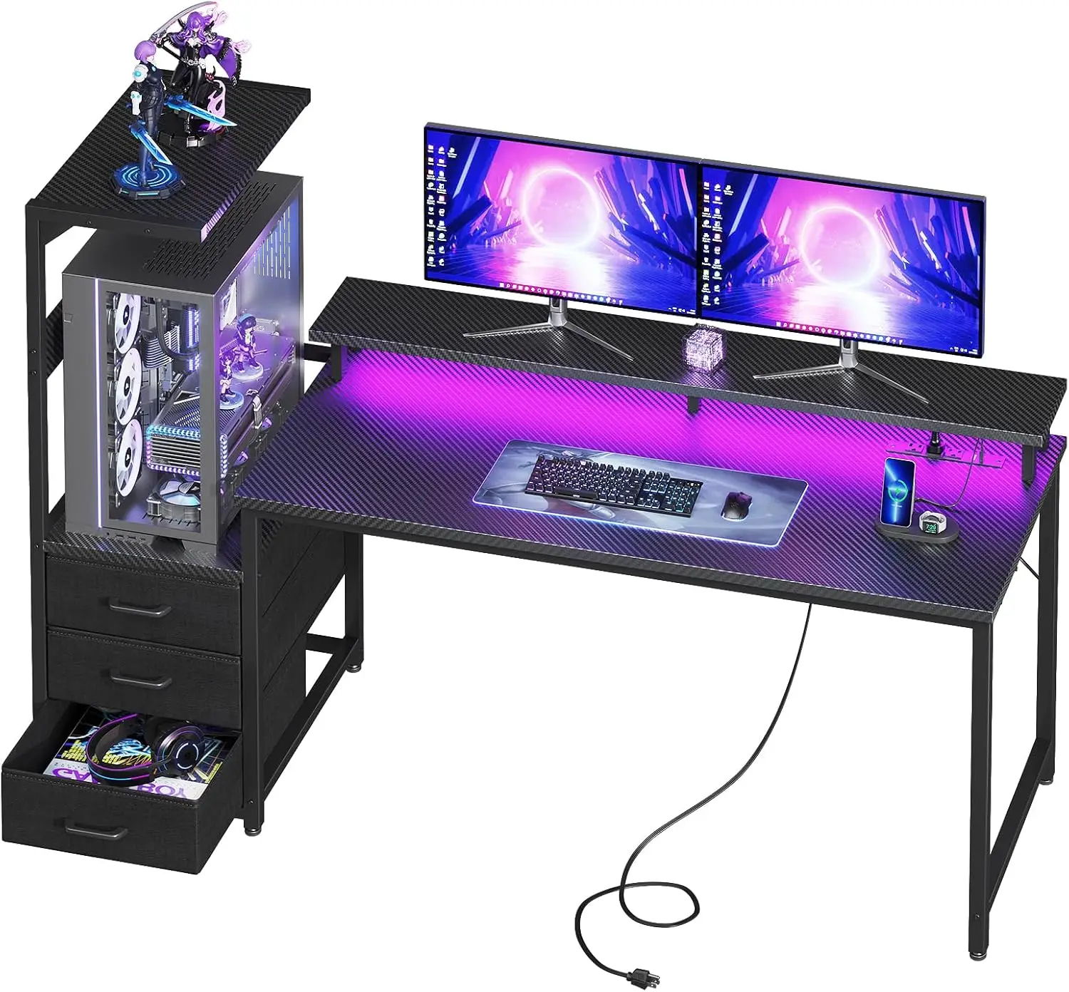 Gaming-Schreibtisch mit PC-Vit – Pc Gaming Lian Li Bewertung und Preis